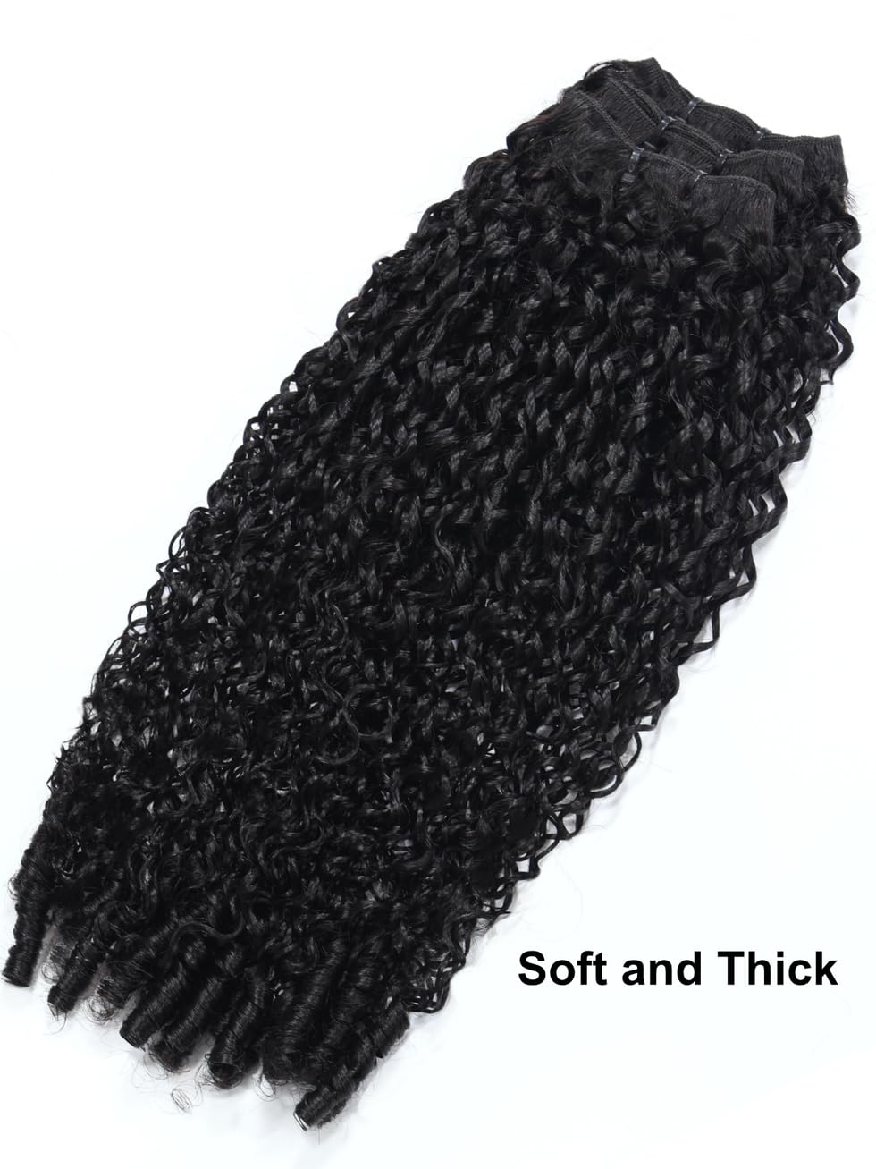 Premium Human Hair Bundles | Natural Black | Burmese Curly  with Twist Out Ends