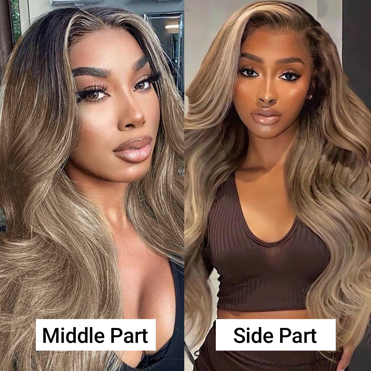 Premium Human Hair Wig | Natural 1b/27 | Body Wave | 13x4 HD Transparent Lace | 20"