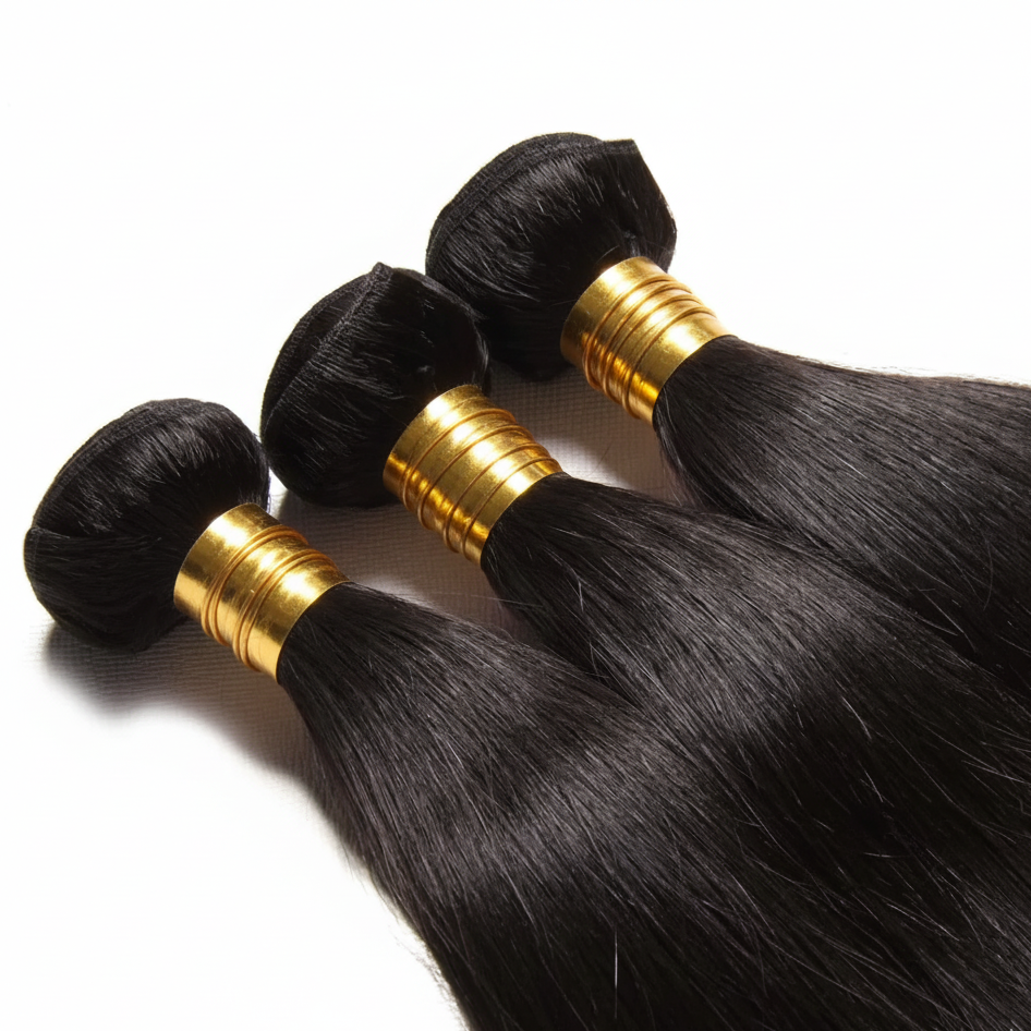 Premium Human Hair Bundles | Natural Black | Malaysian Straight