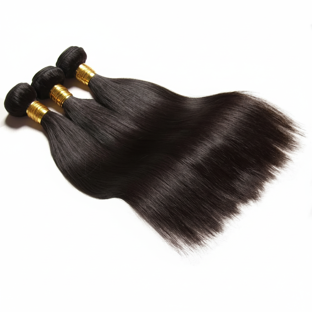 Premium Human Hair Bundles | Natural Black | Malaysian Straight