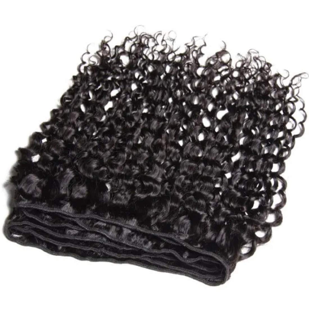 Premium Human Hair Bundles | Natural Black | Burmese Curly  with Twist Out Ends