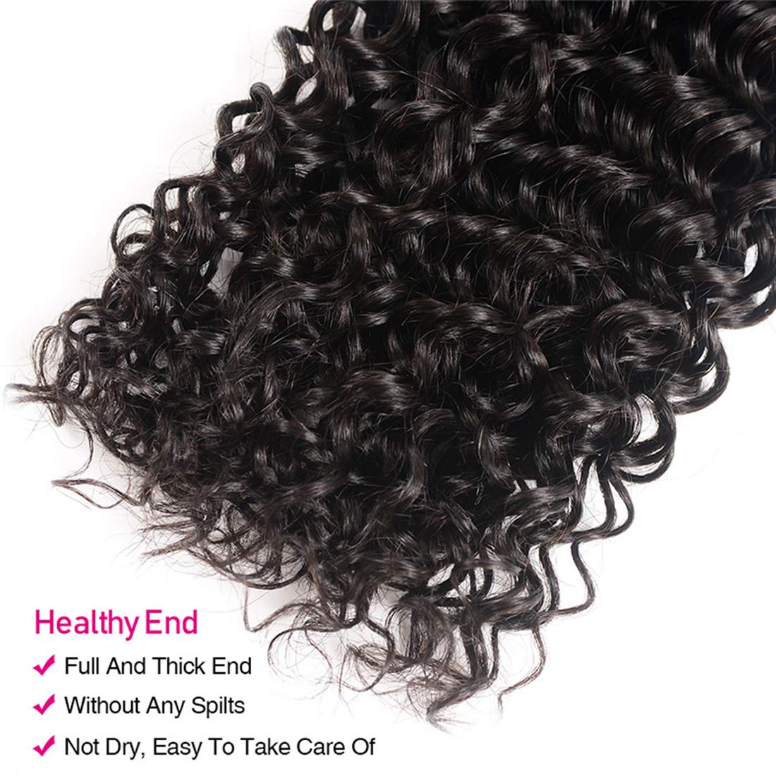 Premium Human Hair Bundles | Natural Black | Burmese Curly  with Twist Out Ends