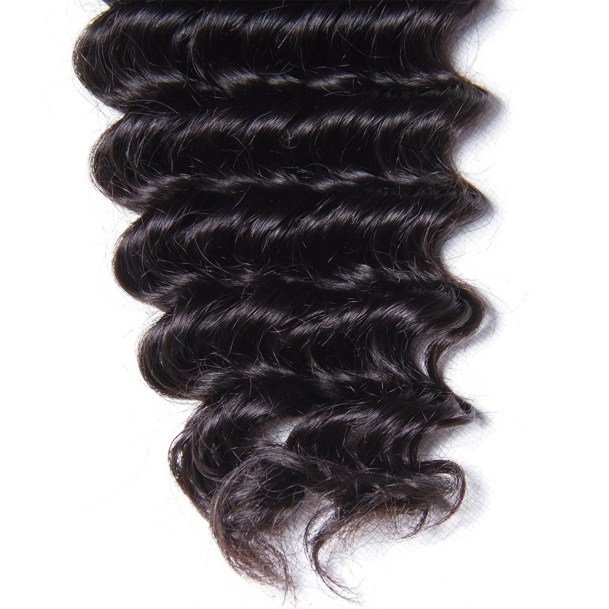 Premium Human Hair Bundles | Natural Black | Deep Wave