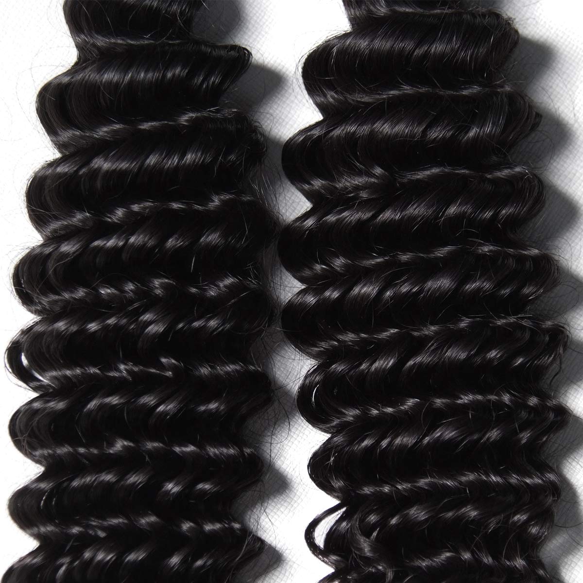 Premium Human Hair Bundles | Natural Black | Deep Wave